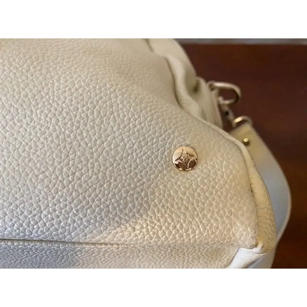 Stephanie Johnson‎ Leather Handbag Ivory leather Bag by Stephanie Johnson